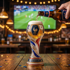 Premium FRA Soccer Trophy Beer Glass TNSM