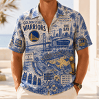 PREMIUM GSW HAWAIIAN SHIRT TTNL