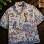 PREMIUM USMNT HAWAIIAN SHIRT HQH