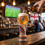 Premium ENG Soccer Trophy Beer Glass TNSM