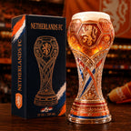 Premium NED Soccer Trophy Beer Glass TNSM