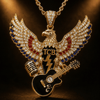 ELV Solid Gold Chain with Diamond Pendant TTTT