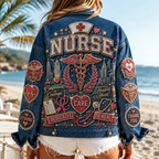 Premium NURSE Denim Jacket PTKL