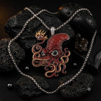 RHCP Solid Gold Chain with Diamond Pendant TMH