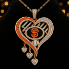 SFG Solid Gold Chain with Diamond Pendant BMD