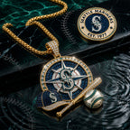 STMR Solid Gold Chain with Diamond Pendant BMD