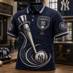 PREMIUM NYY EMBOSS POLO SHIRT HQH