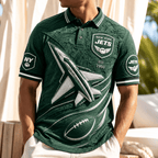 PREMIUM NYJ EMBOSS POLO SHIRT HQH