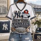 Premium NYY V-neck Shirt NPL