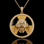 MGD Solid Gold Chain with Diamond Pendant BMD