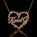 KRG Solid Gold Chain with Diamond Pendant BMD