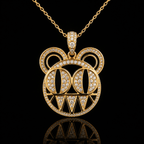 ROH Solid Gold Chain with Diamond Pendant BMD