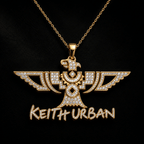 KUB Solid Gold Chain with Diamond Pendant TMH