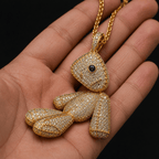 KRN Solid Gold Chain with Diamond Pendant TTTT