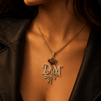 DPM Solid Gold Chain with Diamond Pendant TTTT
