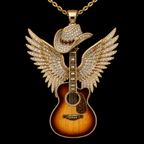 TBKH Solid Gold Chain with Diamond Pendant TTTT