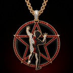 RSH Solid Gold Chain with Diamond Pendant TTTT