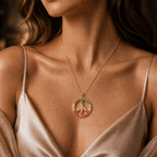 BML Solid Gold Chain with Diamond Pendant TMH