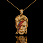 DVB Solid Gold Chain with Diamond Pendant BMD