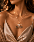 MGWL Solid Gold Chain with Diamond Pendant TMH