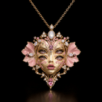 MMT Solid Gold Chain with Diamond Pendant BMD