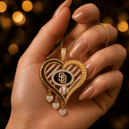 SDP Solid Gold Chain with Diamond Pendant BMD