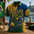 PREMIUM BRZ EMBOSS POLO SHIRT HQH