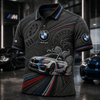 PREMIUM BW EMBOSS POLO SHIRT HQH