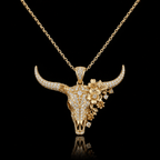 LBR Solid Gold Chain with Diamond Pendant BMD