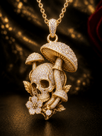 HZR Solid Gold Chain with Diamond Pendant TMH