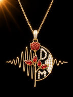 DPM Solid Gold Chain with Diamond Pendant TMH