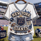 Premium NYG V-neck Shirt NTNA