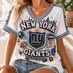 Premium NYG V-neck Shirt NTNA