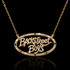 BSBS Solid Gold Chain with Diamond Pendant BMD
