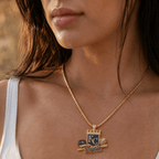 KCR Solid Gold Chain with Diamond Pendant BMD