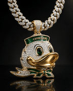 ORD Solid Gold Chain with Diamond Pendant BMD