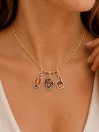 CCBG Solid Gold Chain with Diamond Pendant TTTT