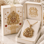 QNN Solid Gold Chain with Diamond Pendant PDL