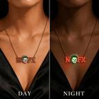 NOFX Solid Gold Chain with Diamond Pendant BMD