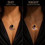 ELV Solid Gold Chain with Diamond Pendant BMD