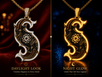 SLK Solid Gold Chain with Diamond Pendant TMH