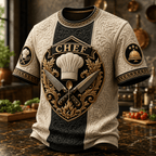 PREMIUM CHEF 3D EMBOSS SHIRT NPL