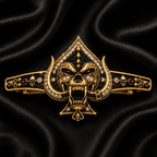 MTH Elegant Gold Hair Clip For Women TMH