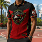 PREMIUM ALH EMBOSS POLO SHIRT DBD
