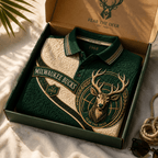 PREMIUM MLKBB EMBOSS POLO SHIRT DBD