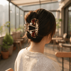 ZZT Elegant Gold Hair Clip For Women BMD