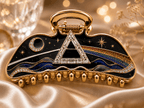 PKFL Elegant Gold Hair Clip For Women TMH