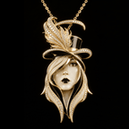STNK Solid Gold Chain with Diamond Pendant BMD