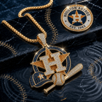 HTA Solid Gold Chain with Diamond Pendant BMD