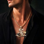 CWS Solid Gold Chain with Diamond Pendant BMD